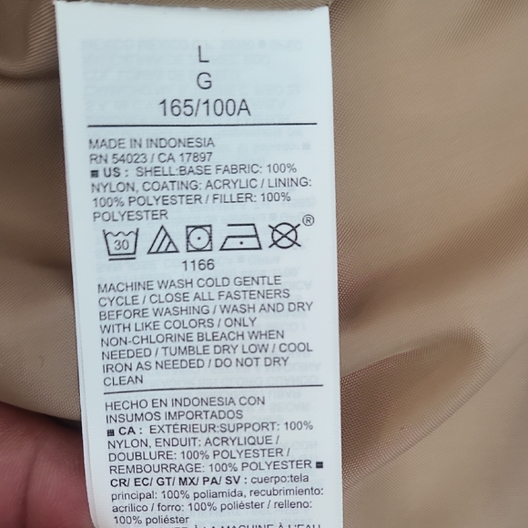 Old Navy Tan Puffer Jacket - Picture 9 of 9